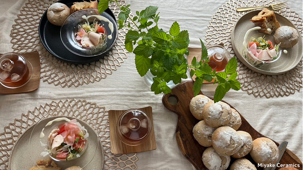 パンにも似合う、美濃焼